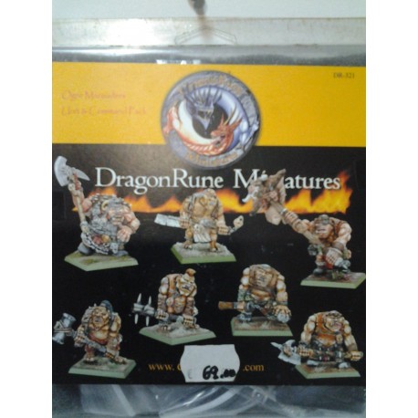 DRAGON RUNE OGROS: PACK TROPA Y GRUPO DE MANDO MARAUDERS