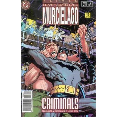 BATMAN: LEYENDAS DEL MURCIÉLAGO Nº 2 CRIMINALS