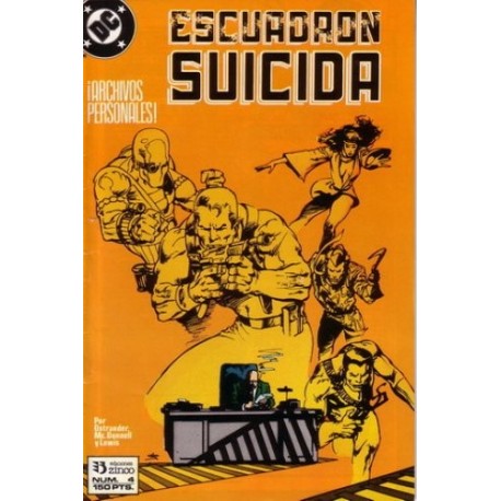 ESCUADRÓN SUICIDA Nº 4 (ETIQUETA PRECIO EN PORTADA)