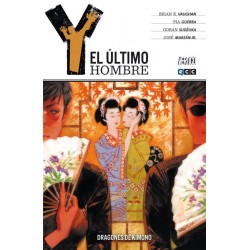 Y, EL ÚLTIMO HOMBRE Nº 8 DRAGONES DE KIMONO 