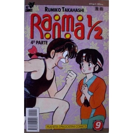 RANMA 1/2 4ª PARTE Nº 9 (PORTADA RASGADA)