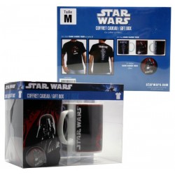STAR WARS DATH VADER GIFT BOX-TAZA, CAMISETA XL Y CHAPA