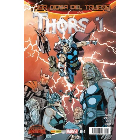 THOR VOL.5 Nº 54 DIOSA DEL TRUENO: THORS (SECRET WARS)