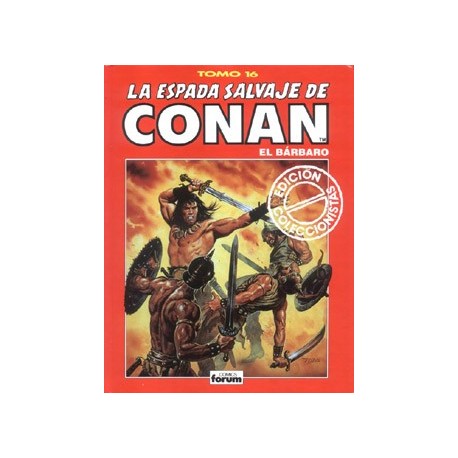 CONAN- LA ESPADA SALVAJE TAPA ROJA 16