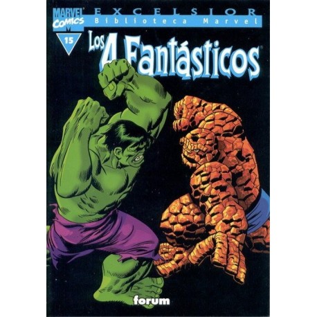 BIBLIOTECA MARVEL- LOS 4 FANTÁSTICOS 15