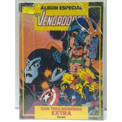 LOS VENGADORES RETAPADO ÁLBUM CON 3 NÚMEROS EXTRAS 