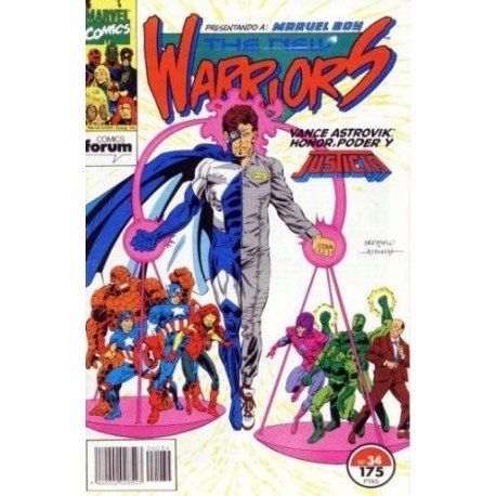 THE NEW WARRIORS VOL.1 Nº 34 VANCE ASTROVIK: HONOR, PODER Y JUSTICIA