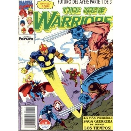 THE NEW WARRIORS VOL.1 Nº 11 FUTURO DEL AYER 1ª PARTE